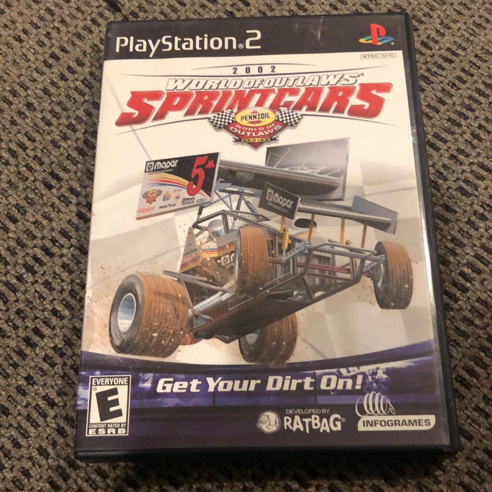PS2 2002 World of Outlaws Sprintcars